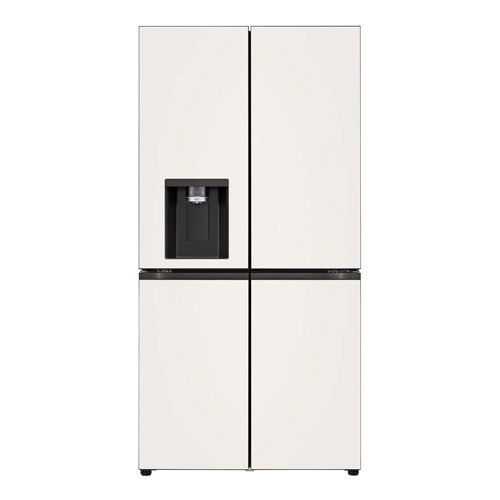 [렌탈]LG 디오스 얼음정수기 냉장고 오브제컬렉션 양문형 J814MEE35 (베이지+베이지) 6년의무사용